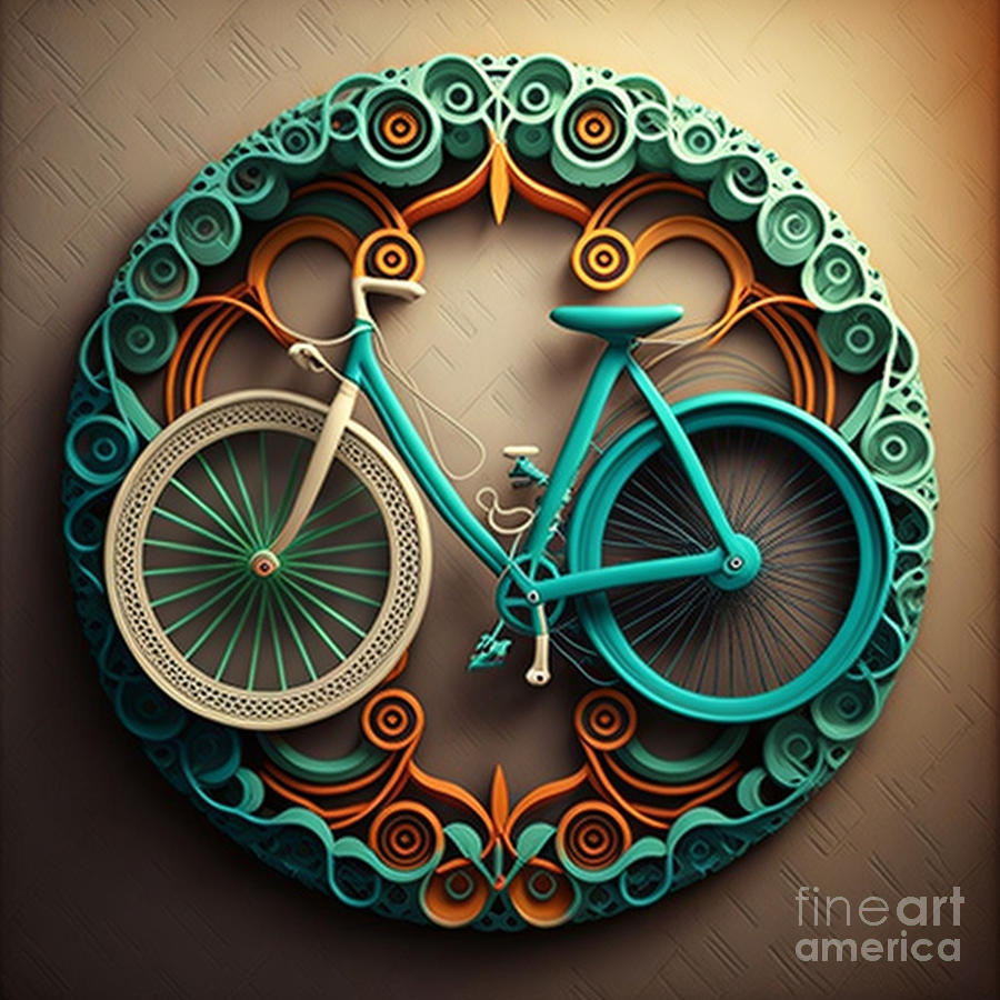 Bike art Digital Art by Marcos Oliveira - Fine Art America