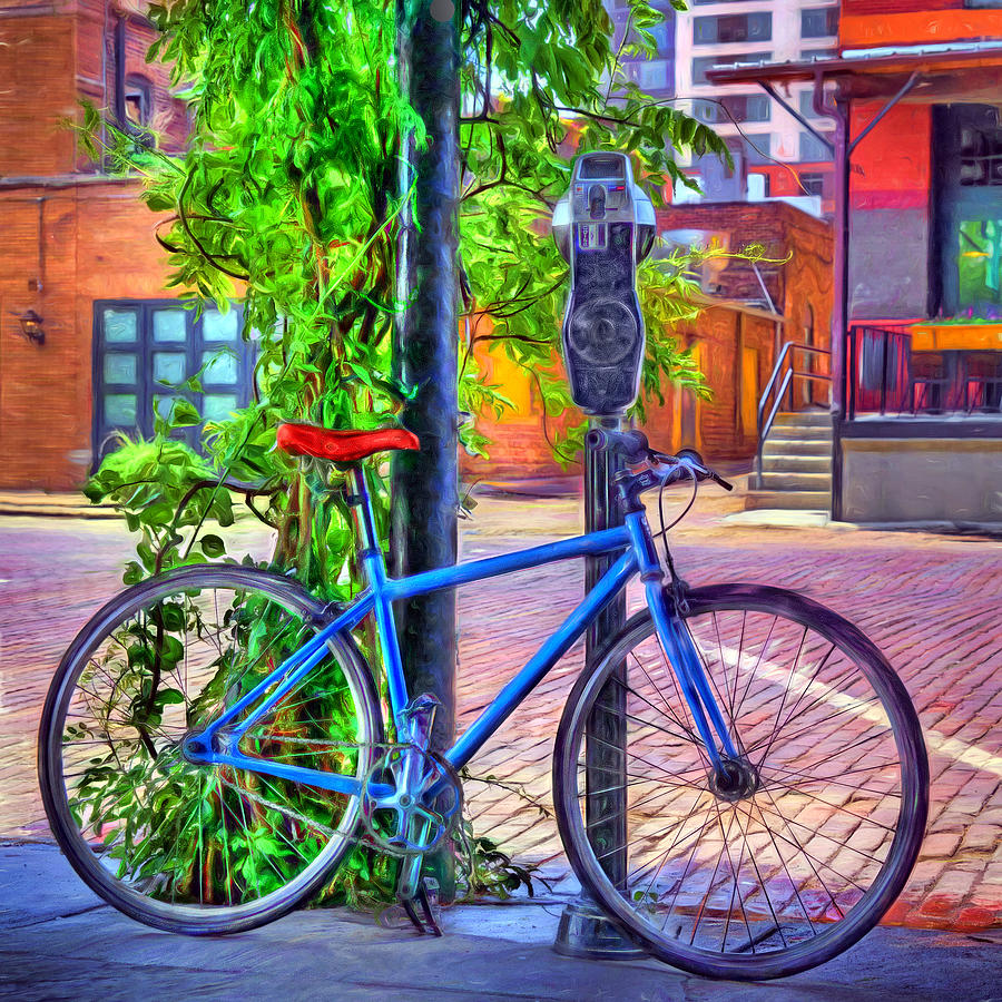 Bike in Old Market Photograph by Nikolyn McDonald
