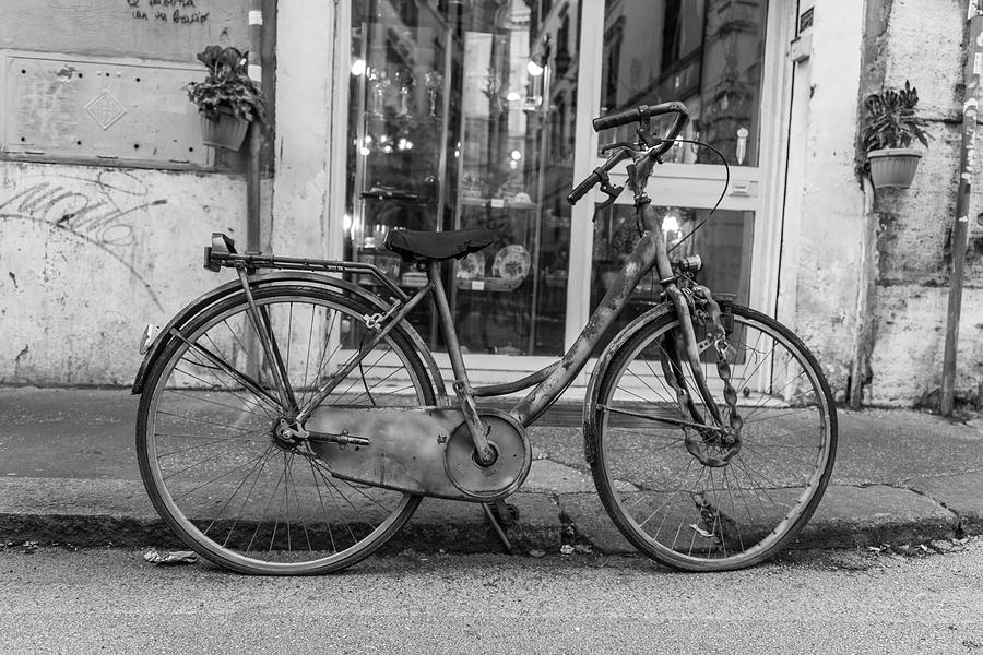 Bike in Rome Italy Photograph by John McGraw