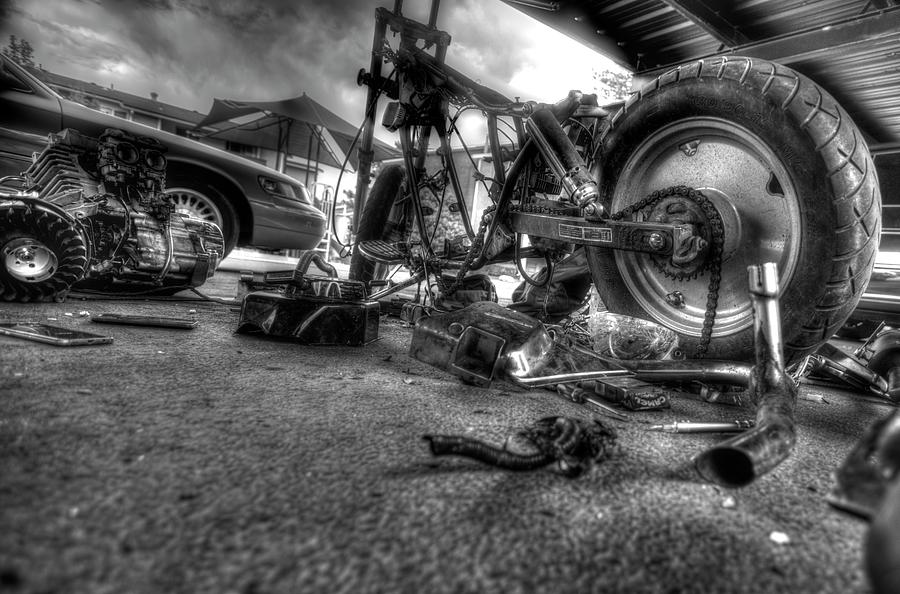 Bike Bone Yard Photograph by M Mumford - Fine Art America