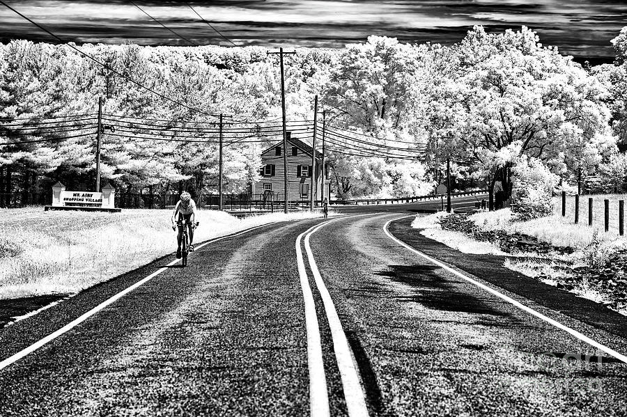 Bike Ride Infrared in New Jersey Photograph by John Rizzuto