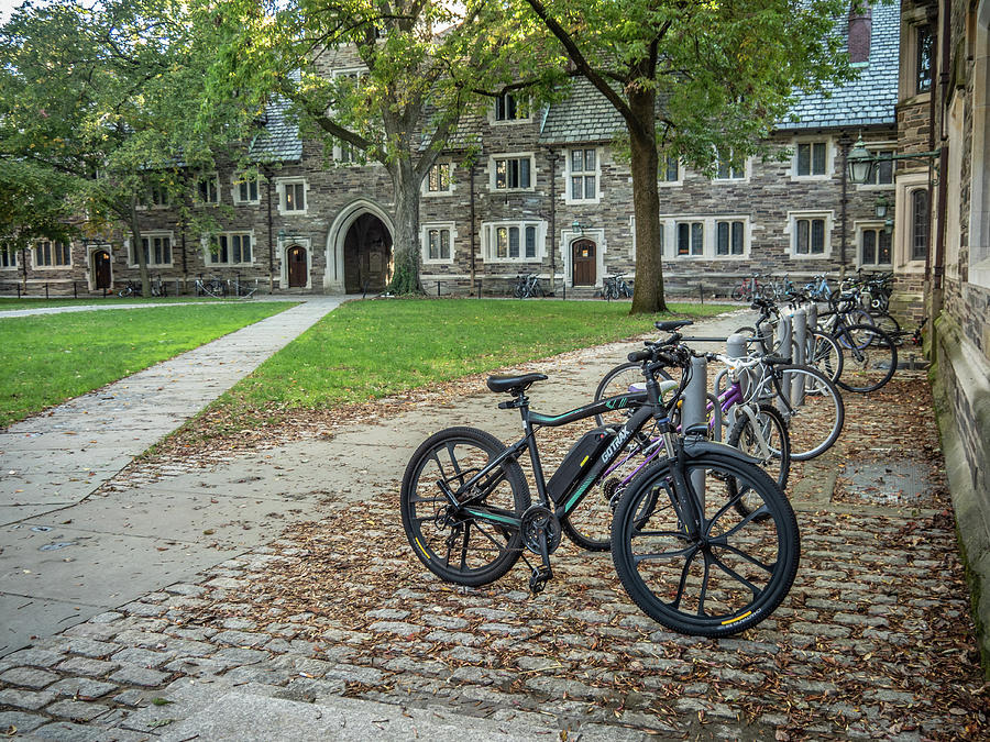 Bikes At Princeton University Photograph by Kristia Adams