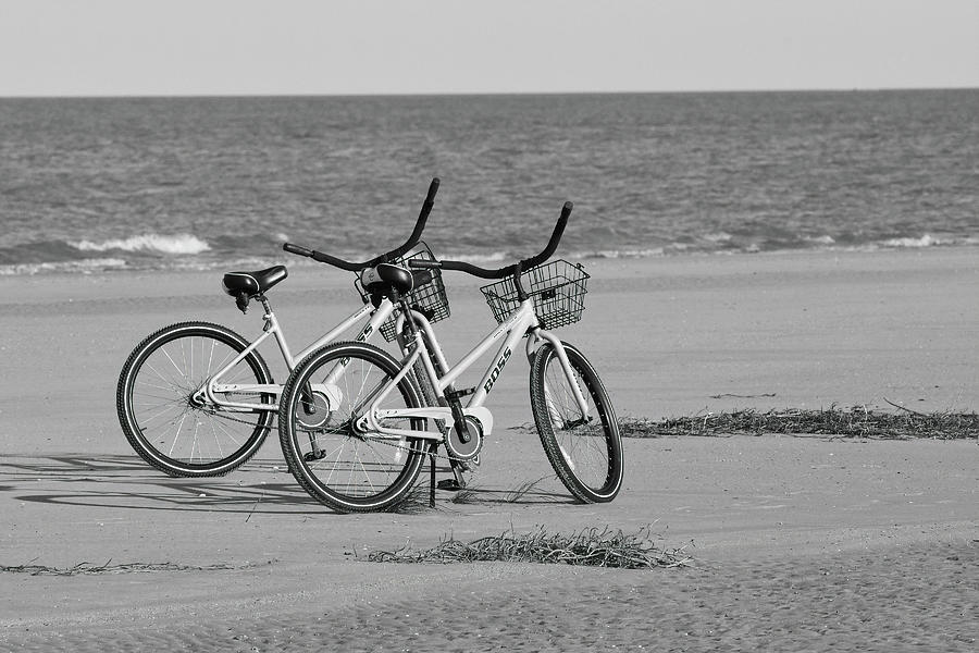 Bikes at the Beach Photograph by Jerry Griffin