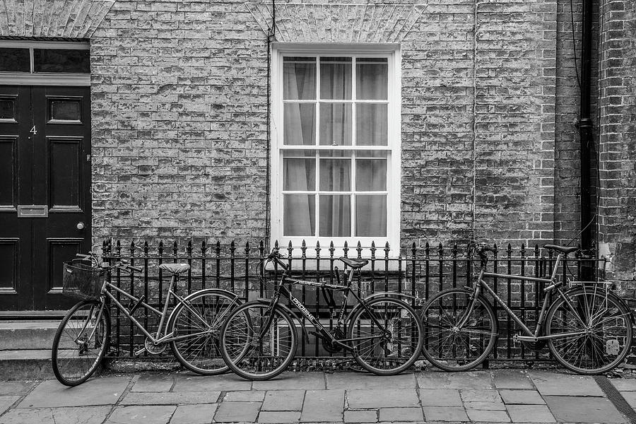 Bikes in Cambridge England  Photograph by John McGraw