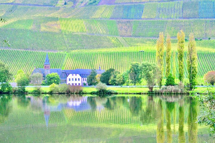 Biking on the Mosel River Photograph by Dorsey Northrup