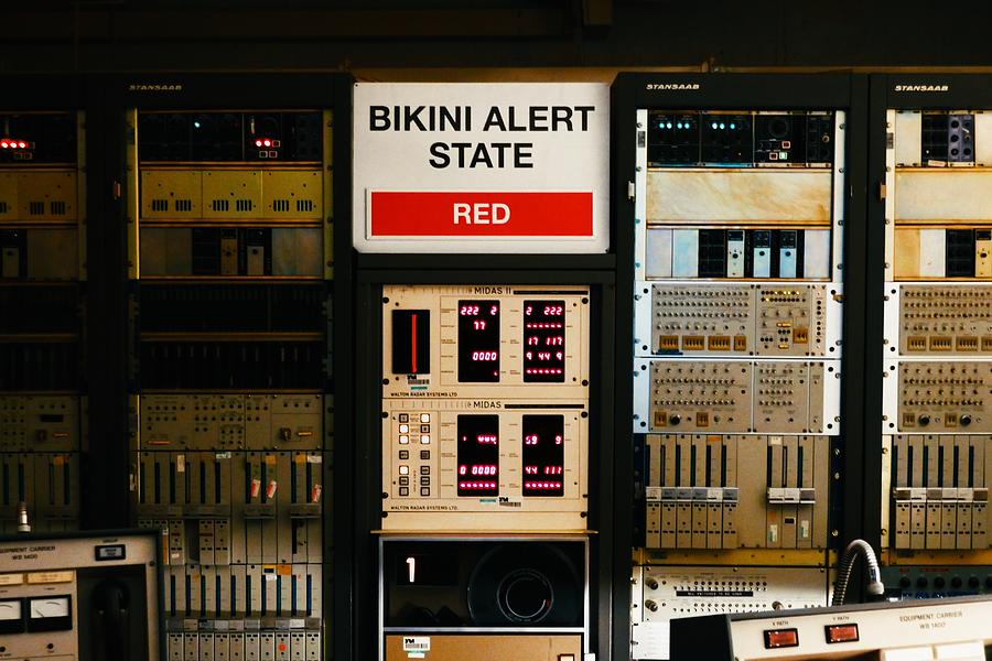 Bikini Alert State Red Photograph by Ian Hutson