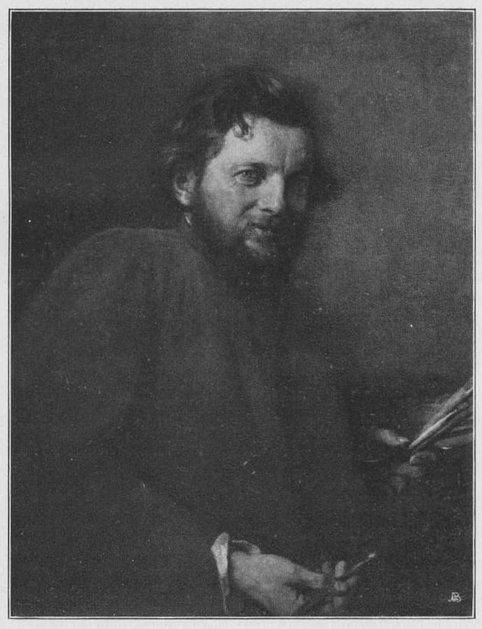 Breslau Painting - Bildnis des Malers Thomas by Paul Kiessling  geb  8  1  1836 in Breslau    10 1 1919 in Dresden