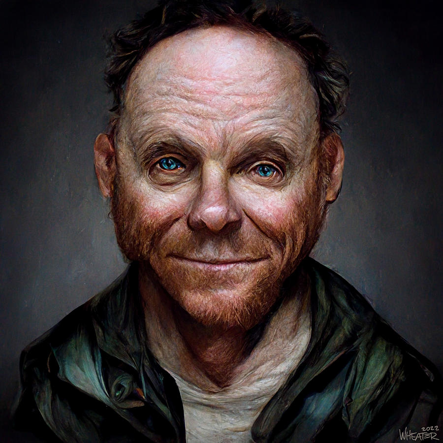 Bill Burr Digital Art by Robert Wheater | Fine Art America