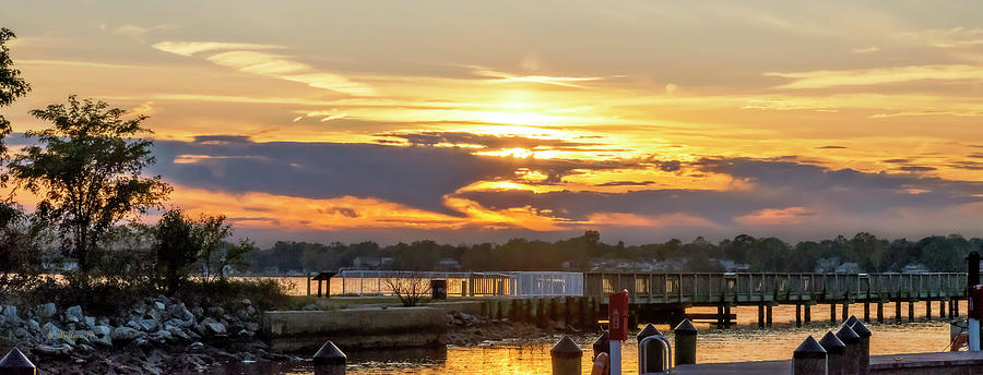 Bill Burton Fishing Pier At Sunset by Brian Wallace