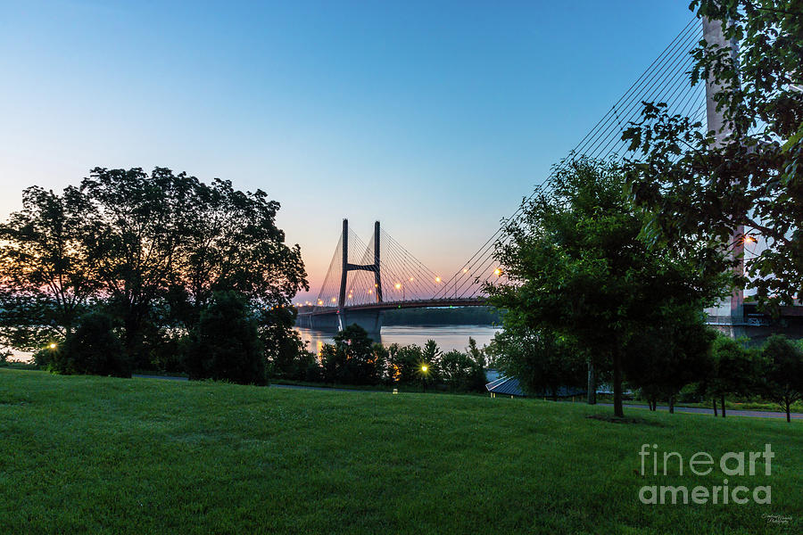 Bill Emerson Bridge In The Morning Photograph by Jennifer White