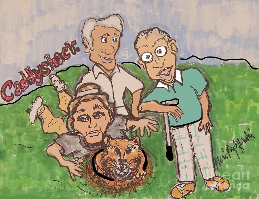 Bill Murray Caddyshack Mixed Media By Geraldine Myszenski Fine Art