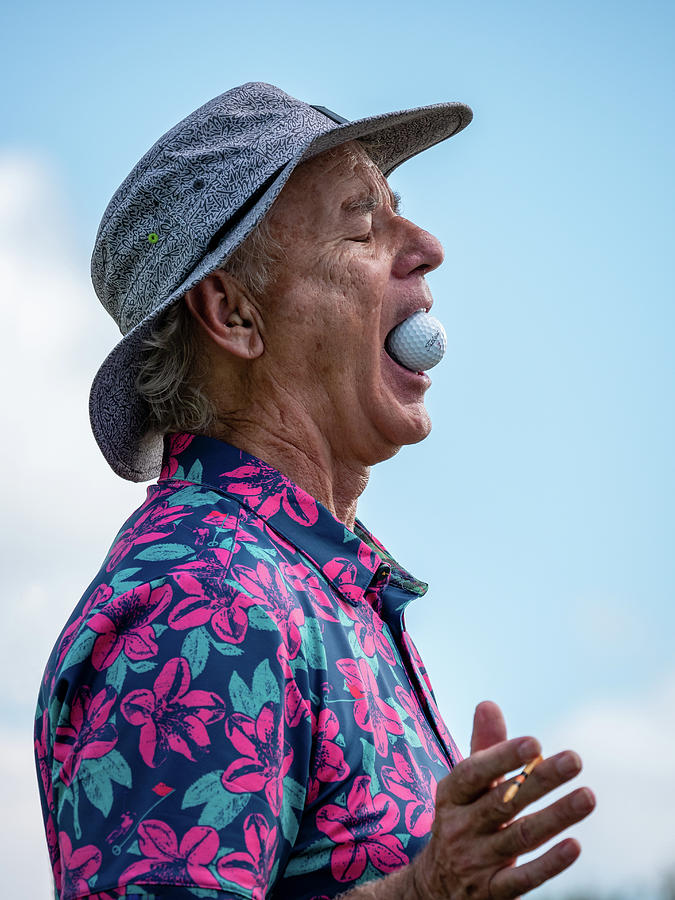 Bill Murray Golf Ball by Jim Miller