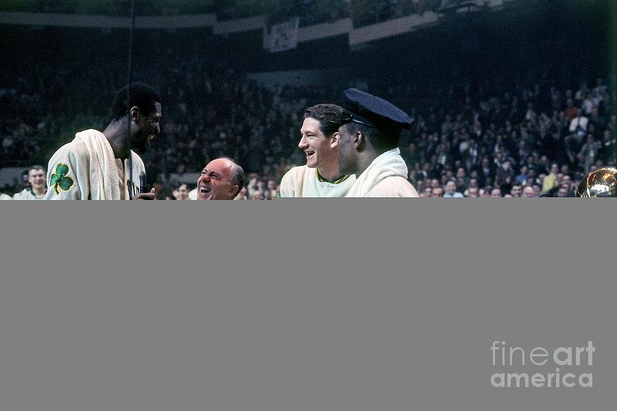 Bill Russell and John Havlicek Photograph by Dick Raphael