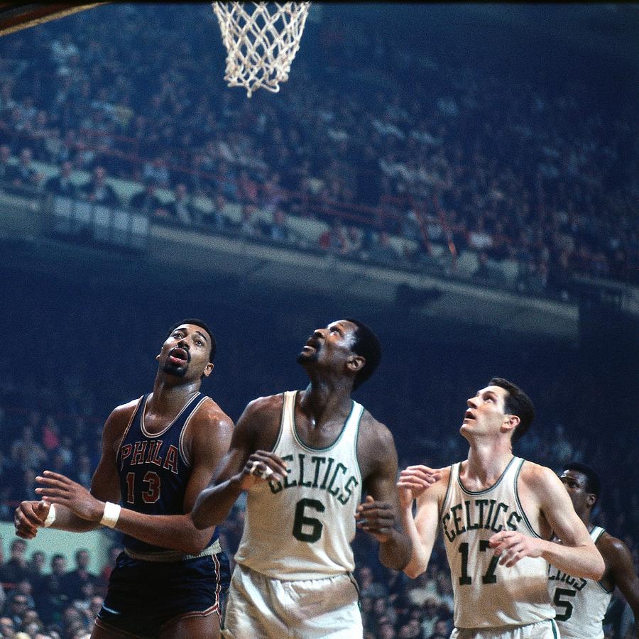 Bill Russell, John Havlicek, and Wilt Chamberlain Photograph by Dick Raphael Bill Russell, John Havlicek, and Wilt Chamberlain Photograph by Dick Raphael