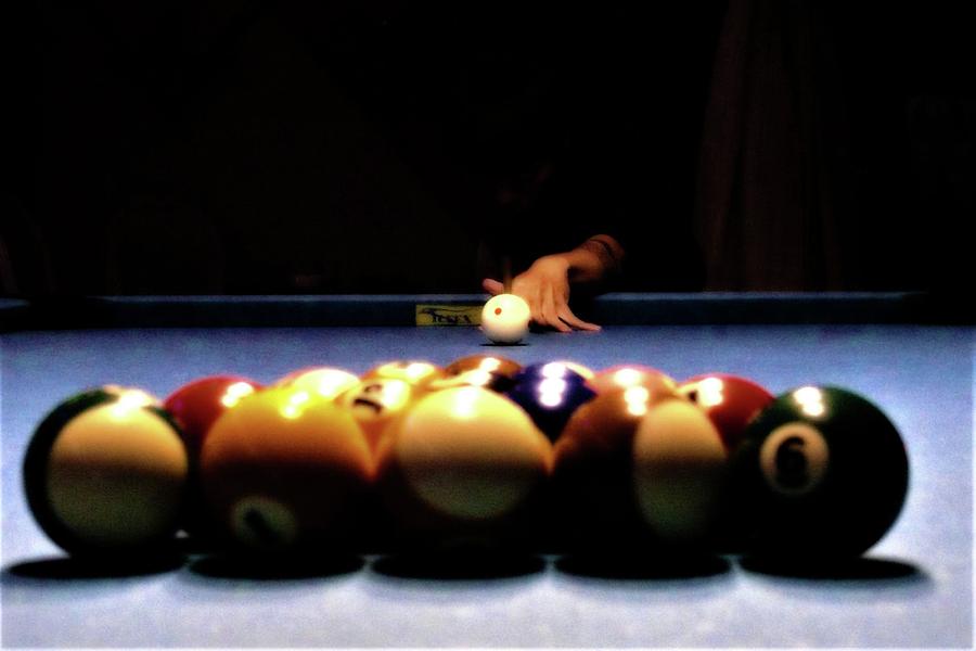Billiard balls Photograph by Robert Bociaga