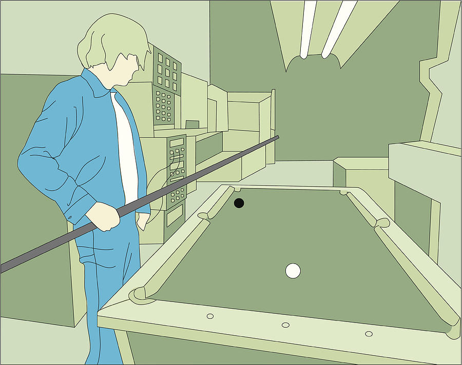 Billiards Drawing by Imagezoo