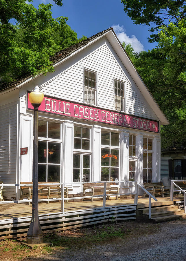Billie Creek General Store - Parke County, Indiana Photograph by Susan Rissi Tregoning