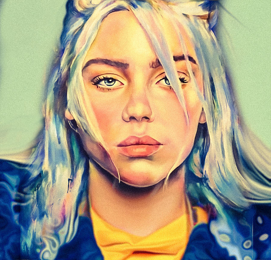 Billie Eilish Digital Art by Akash Shukla | Fine Art America