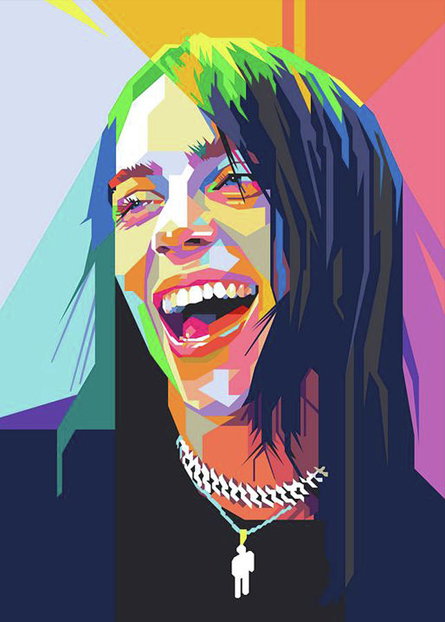 Billie Eilish art Mixed Media by Kellen Raynor - Fine Art America