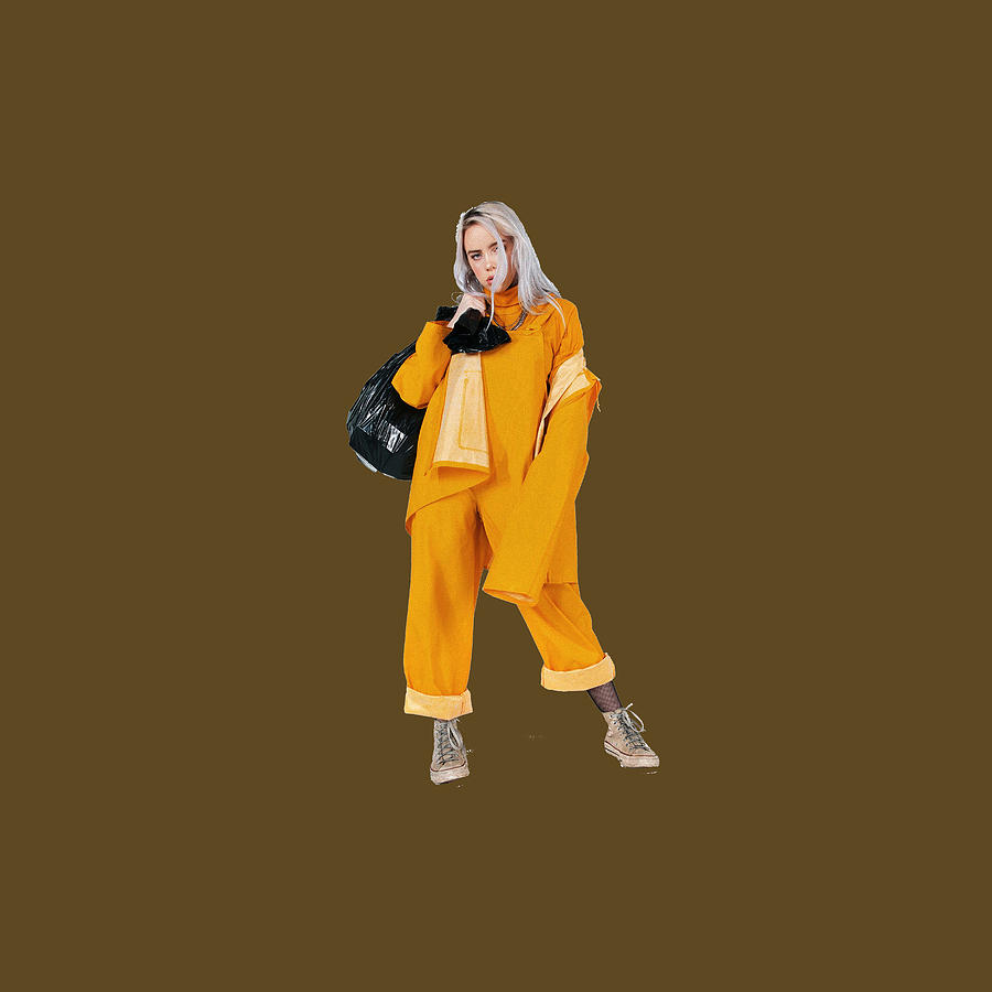 Billie Eilish Ocean Eyes Digital Art by Rod Edwards - Pixels