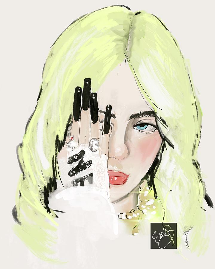 Billie Goes Blonde Digital Art by Eileen Backman
