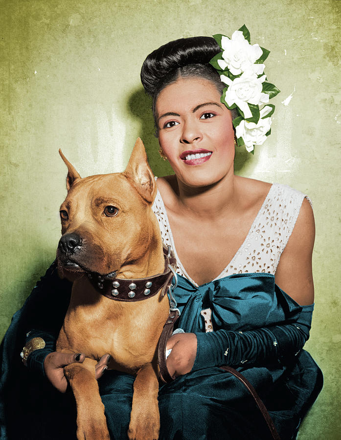 Billie Holiday and Mister Photograph by Carlos Caetano