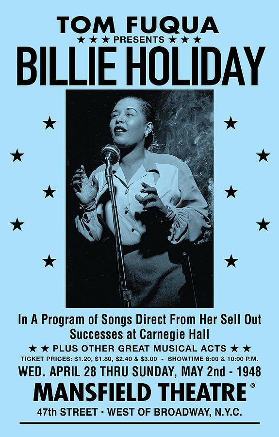 Billie Holiday Concert Digital Art by Gary Grayson