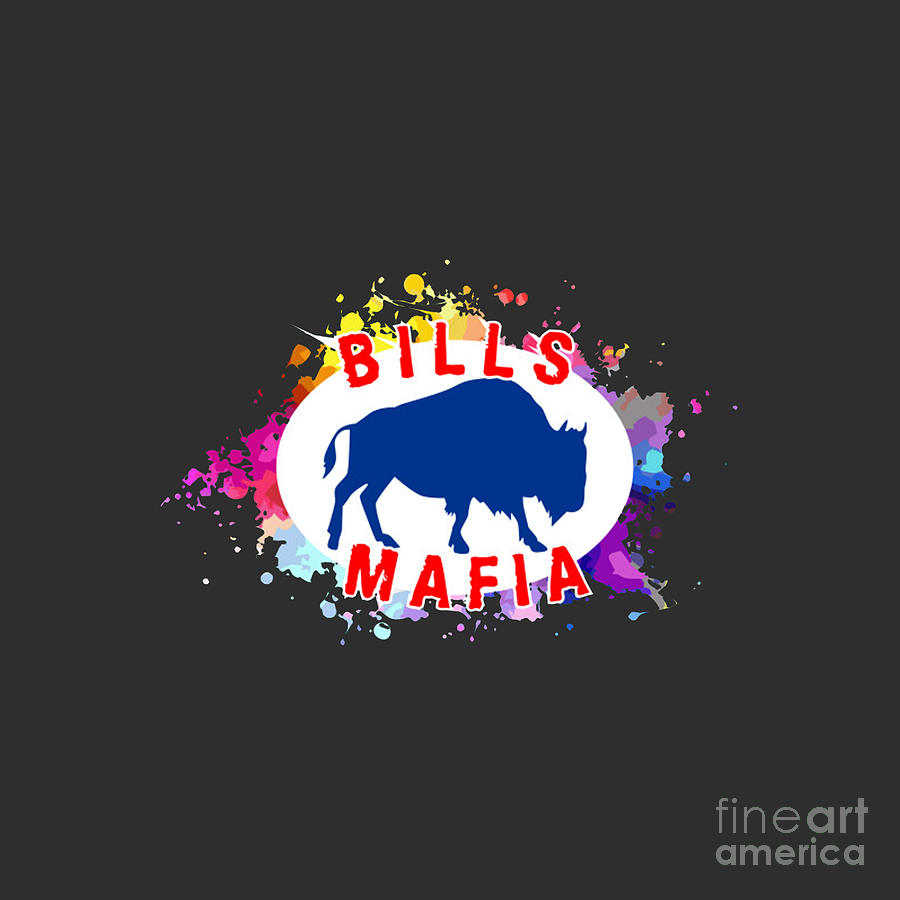 Bills Mafia Buffalo Drawing By Edward J Burrell