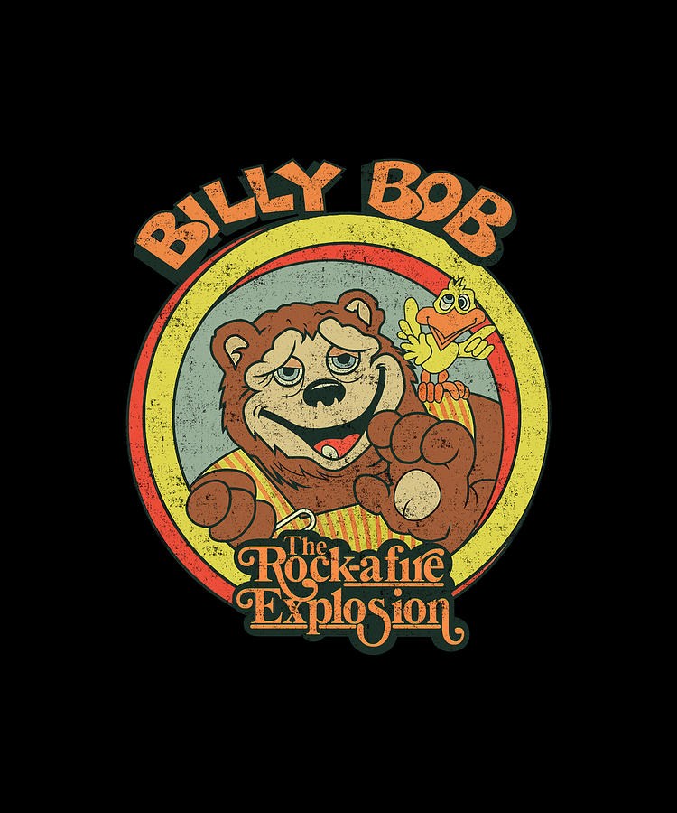 Billy Bob The Rock Afire Explosion Vintage Digital Art By Billy Bob The Rock Afire Explosion