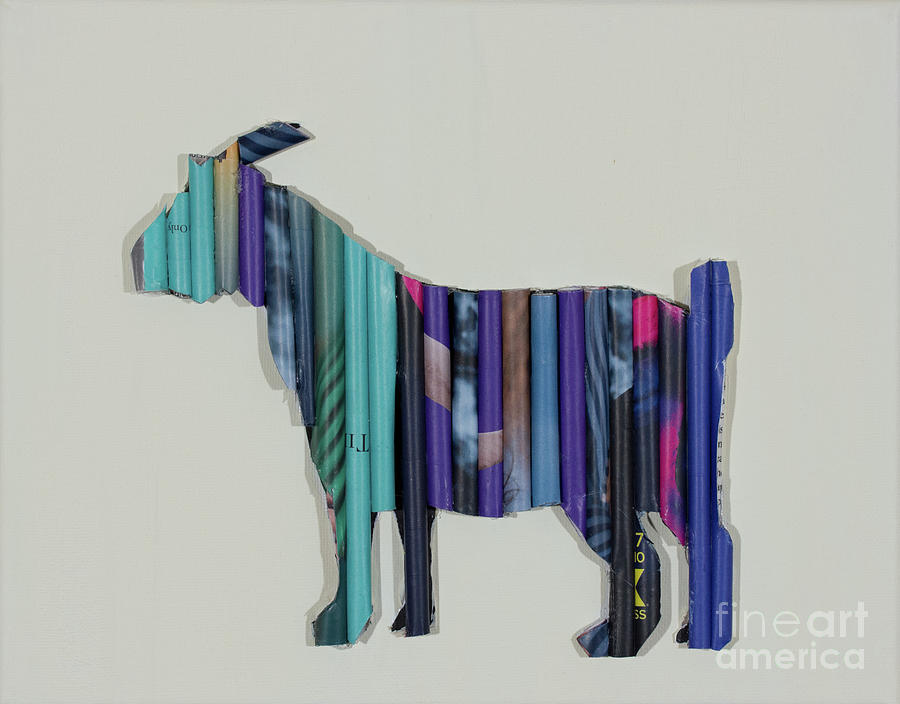 Billy Goat One Mixed Media by Norma Appleton