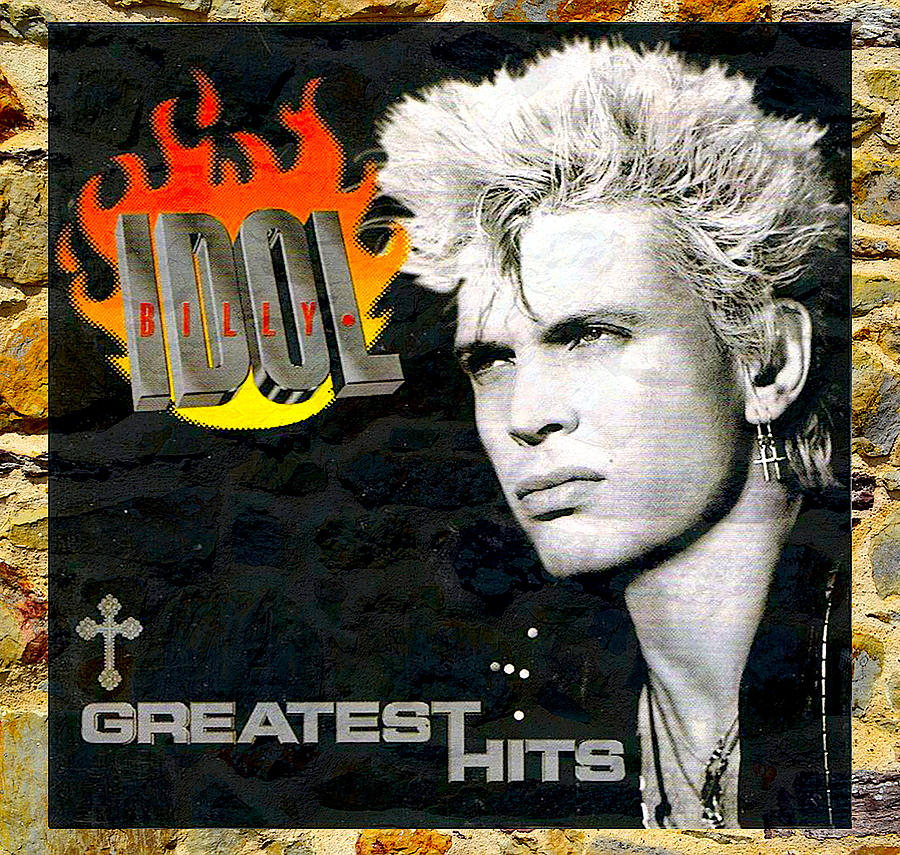 Billy Idol Greatest Hits Digital Art By Steven Parker