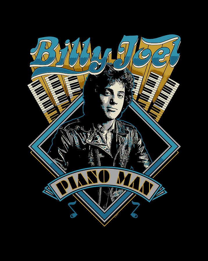 Billy Joel The Piano Man Digital Art by Luke Henry