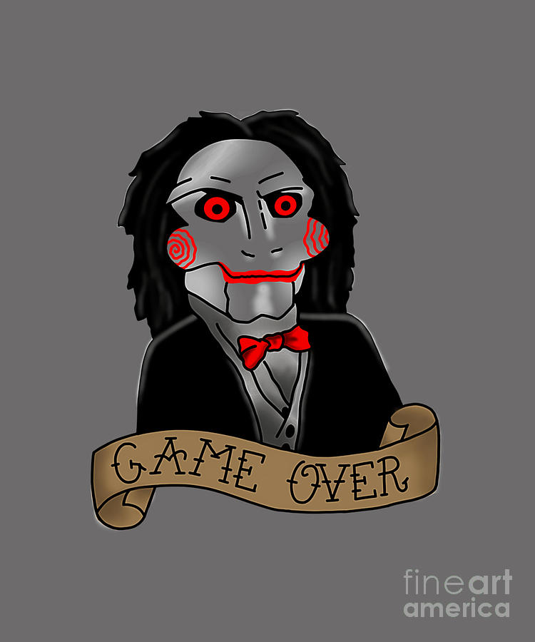 Billy the Puppet from Saw and Jigsaw Tapestry - Textile by Thomas Habib ...