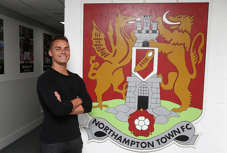 Billy Waters Signs For Northampton Town  FC Photograph by Pete Norton