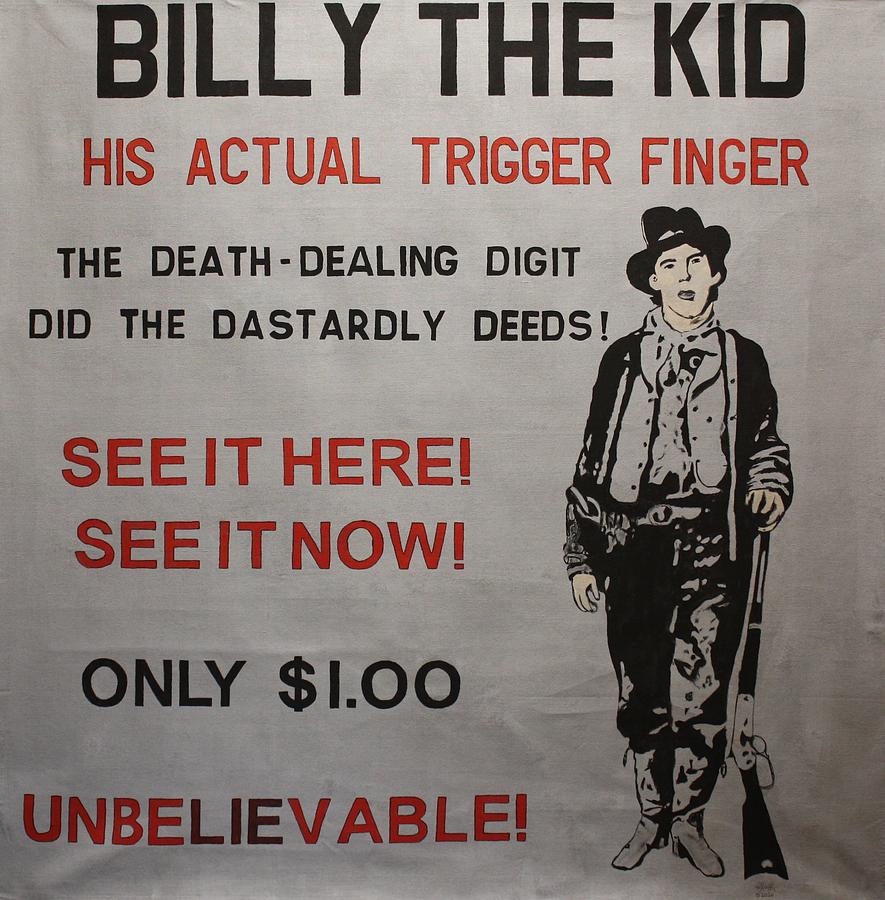 Billys the Kids Finger Painting by Ralph LeCompte