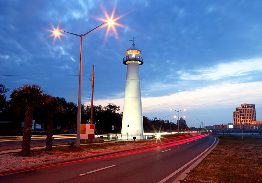 Biloxi Lighthouse Photograph by DenisTangneyJr