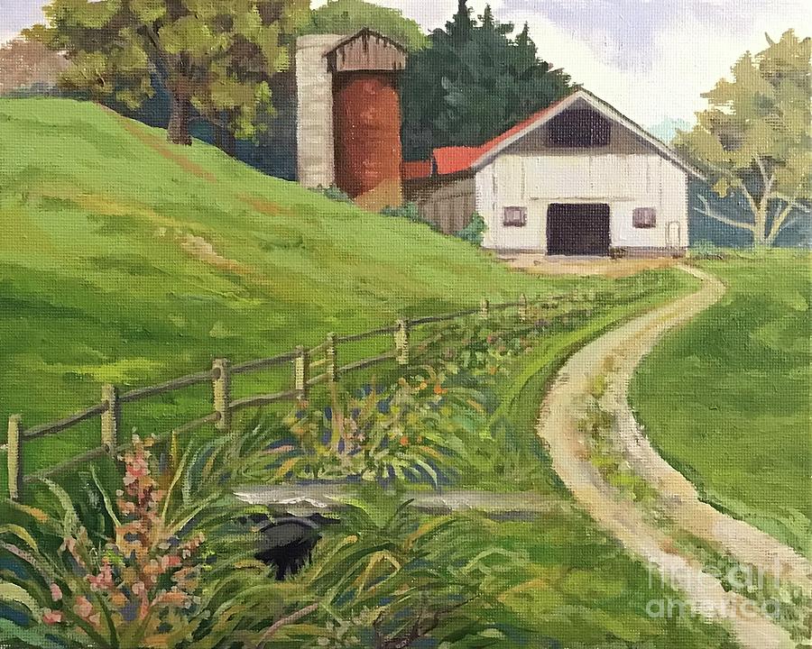 Biltmore Farm Painting by Anne Marie Brown