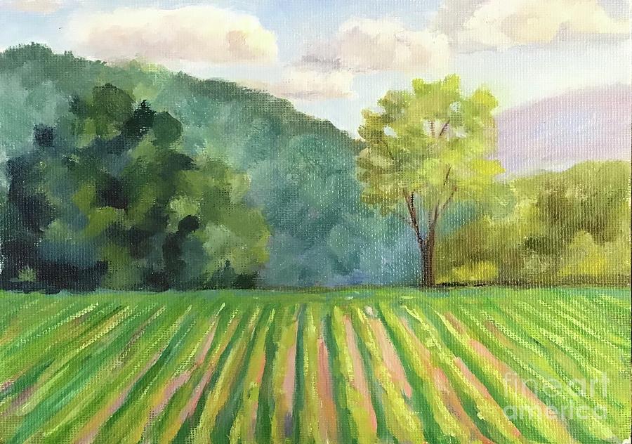 Biltmore Field Painting by Anne Marie Brown