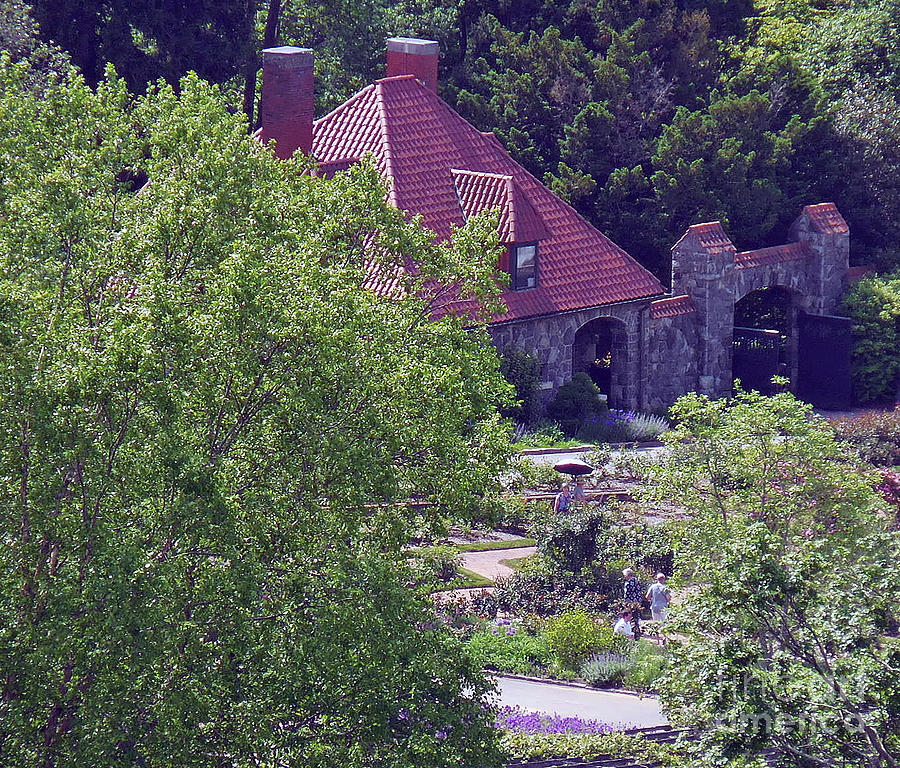 Biltmore Garden Cottage Photograph