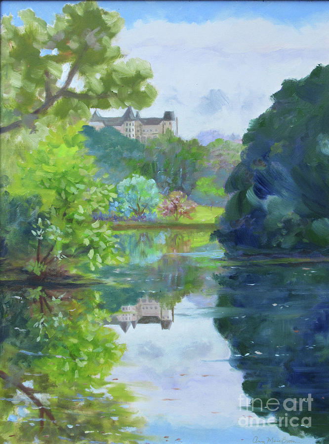 Biltmore Lagoon Painting by Anne Marie Brown