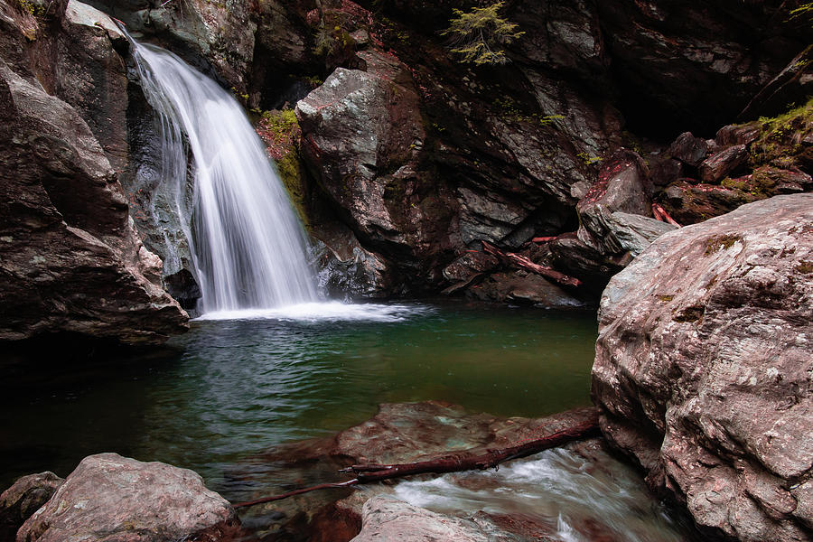 Bingham Falls at the Smugglers Notch 5 Photograph by Dimitry Papkov