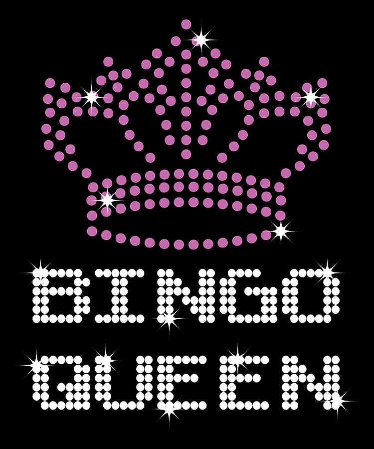 Multicolor 18x18 Cool Poker Matriarch Gift Throw Pillow Cute Adorable Bingo Queen Players Art Bingo Queen