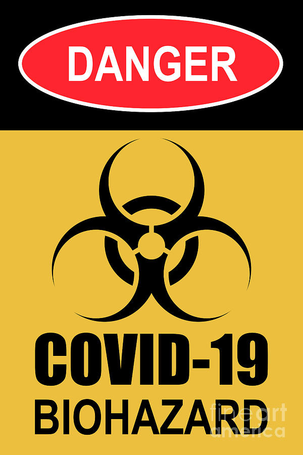 Biohazard sign of covid 19 Photograph by Benny Marty