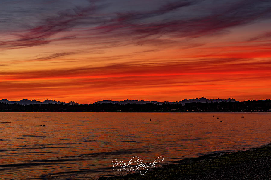 Birch Bay Beautiful Sunset Photograph by Mark Joseph