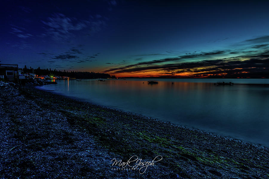 Birch Bay Drive Sunset Photograph by Mark Joseph