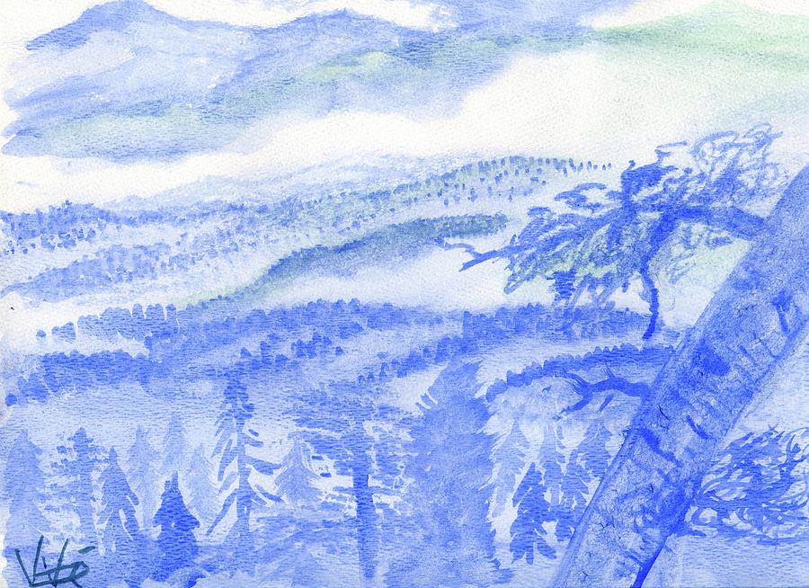Birchin Valley Painting by Victor Vosen