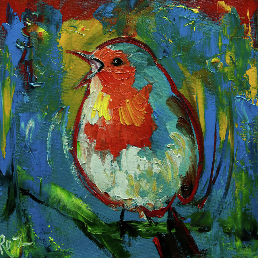 Bird 368 Painting by Rosilyn Young - Fine Art America