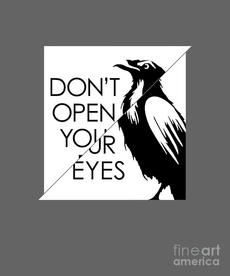 Bird box dont open your eyes tapestry textile by thomas habib pixels
