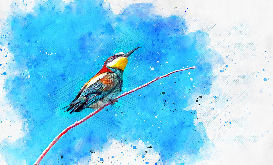 Bird Dreams 01 Painting by Miki De Goodaboom