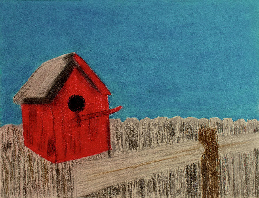 Bird House Pastel by Jennifer Griffen | Fine Art America